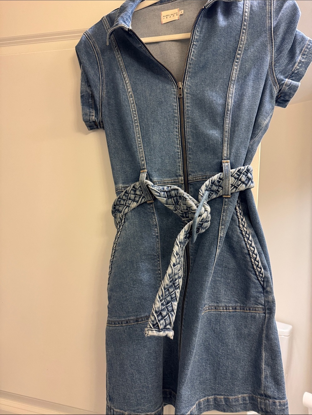 Alice and Olivia denim dress